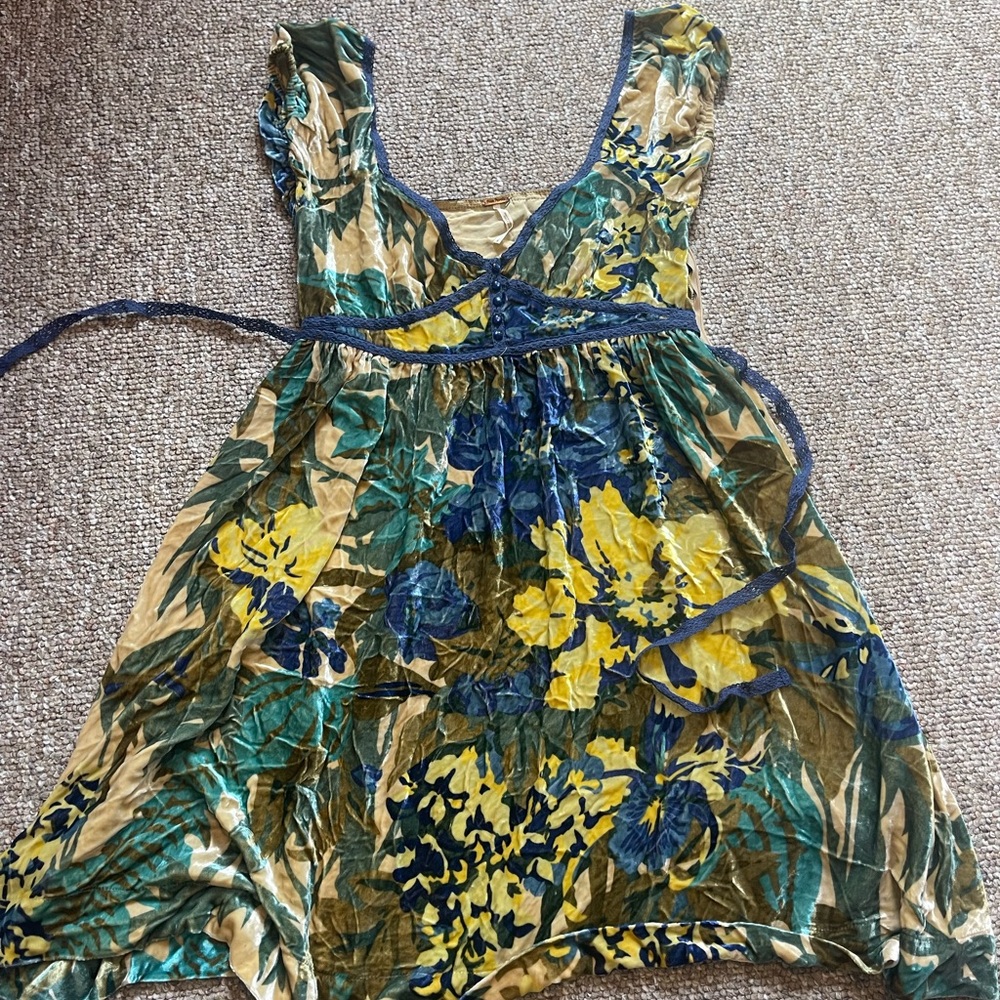 Free people velour dress